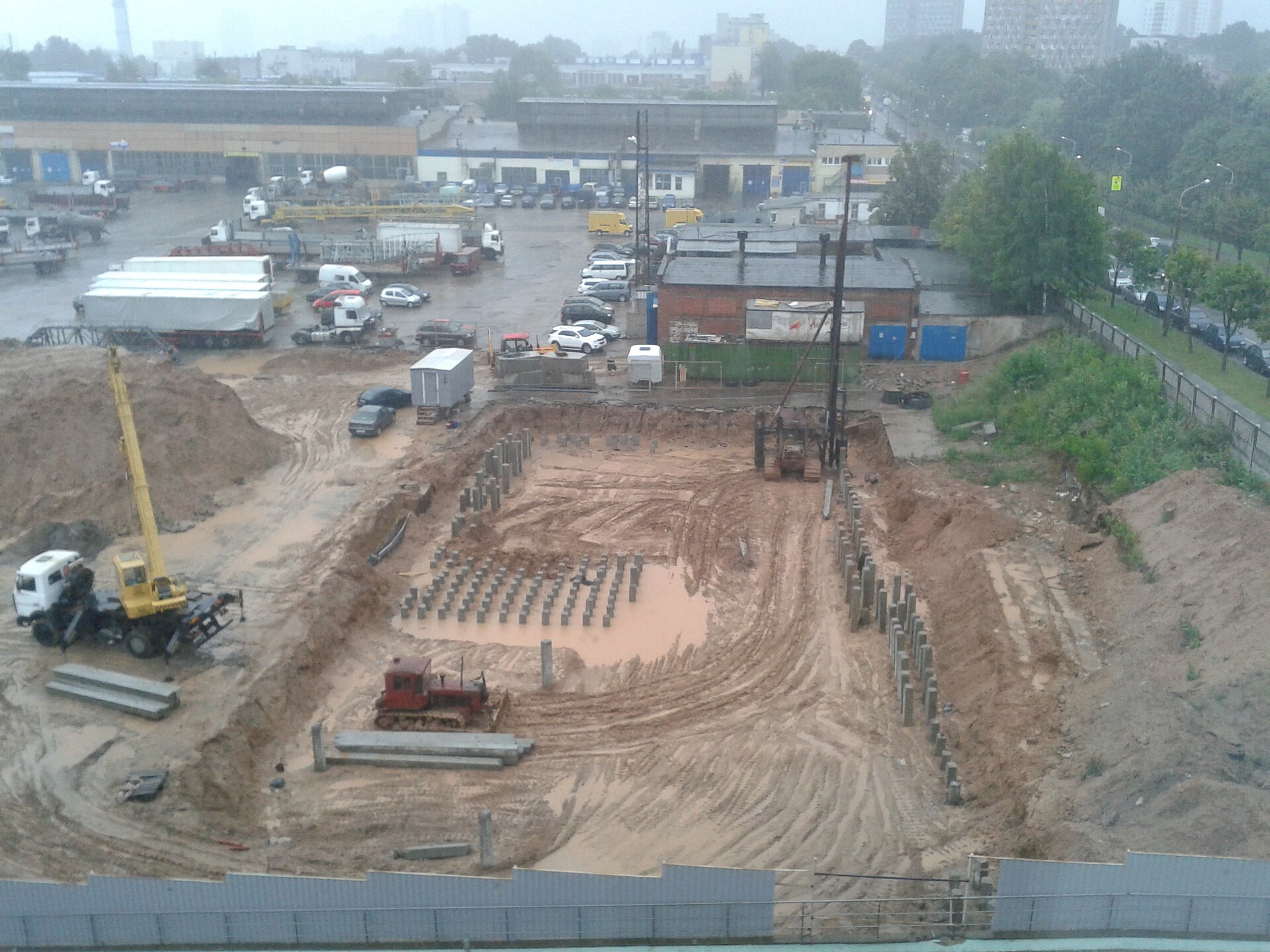 Строительная площадка в Беларуси